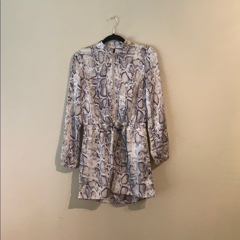 NWOT Snake Print Romper